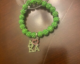 Pretty Green Charm Bracelet
