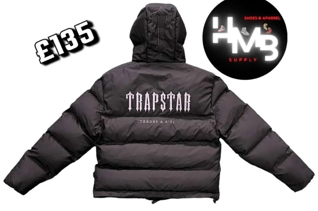 Trapstar Monogram Windbreaker Jacket Black