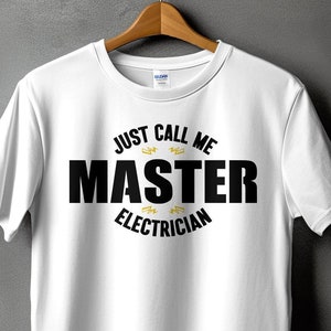 Electrician Svg Png, Just Call Me Master Electrician Svg, Lineman Svg Cricut, Funny Electrical Worker Contractor Gift Png Sublimation Design