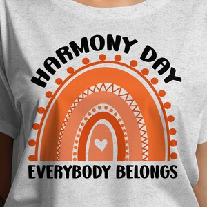 Harmony Day Svg Png, Everybody Belongs Svg Cricut Png Sublimation Designs