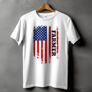 Farmer American Flag Svg Png, 4th of July Farmer Svg Cricut, Farm Svg, Farming Png Sublimation Designs