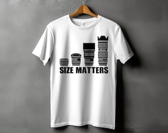 Photography Svg Png, Photographer Svg, Camera Lover Svg Cricut, Size Matters Svg Png Sublimation Designs