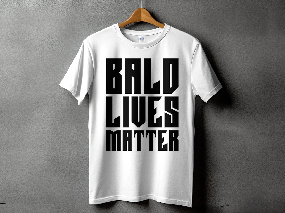 Bald Man Svg, Bald Png, Bald Lives Matter Svg Cricut, Funny