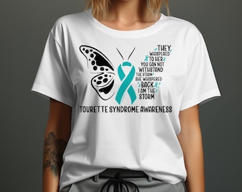 Tourette Syndrome Awareness Svg Png, I Am the Storm Svg Cricut, Tourette Syndrome Warrior Survivor Png Sublimation Designs