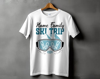 Skiing Svg Png, Name Family Trip 2024 Png, Funny Skiing Svg Cricut Png Sublimation Designs