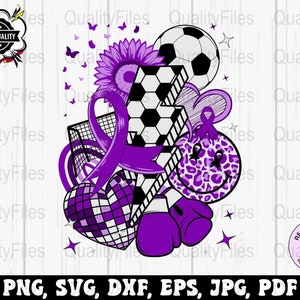 Retro Lupus Soccer Png, Purple Ribbon Png Svg Cricut, Fibromyalgia Awareness Png Sublimation Design, Overdose Png Crohn&#39;s Disease Silhouette