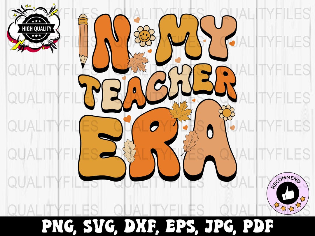 Retro Teacher Fall Svg Png, Fall Teacher Era Svg, Autumn Svg Cricut ...