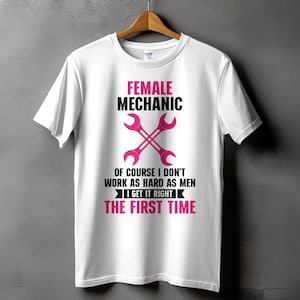 Mechanic Svg Png, Female Mechanic Car Svg Png, Funny Mechanic Svg Cricut Png Sublimation Designs