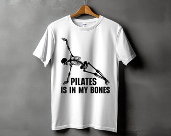 Pilates Svg Png, Pilates Is In My BonesPilates Is In My Bones Svg Cricut, Women Workout Gym Png, Fitness Women Png Sublimation Designs