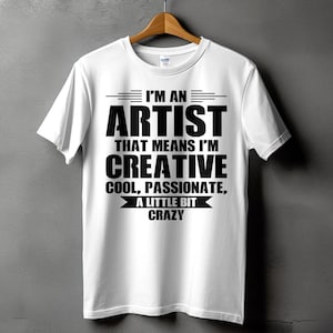 Svg Artiste, Artiste PNG, Je suis un artiste Svg drôle Cricut, Designs par sublimation d&#39;artiste, Peinture peintre Svg png