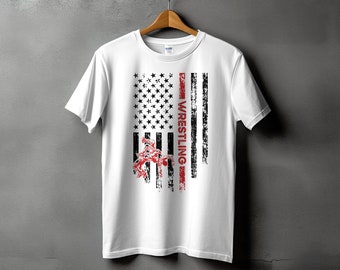 Wrestling Svg Png, Wrestler Svg, Wrestling American Flag Svg, Svg Cricut Png Sublimation Designs