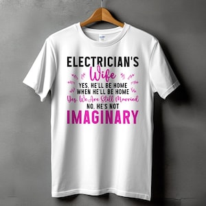 Electrician's Wife Svg, Electrician Svg Png, Lineman Svg Cricut, Funny Electrical Worker Contractor Gift Png Sublimation Designs