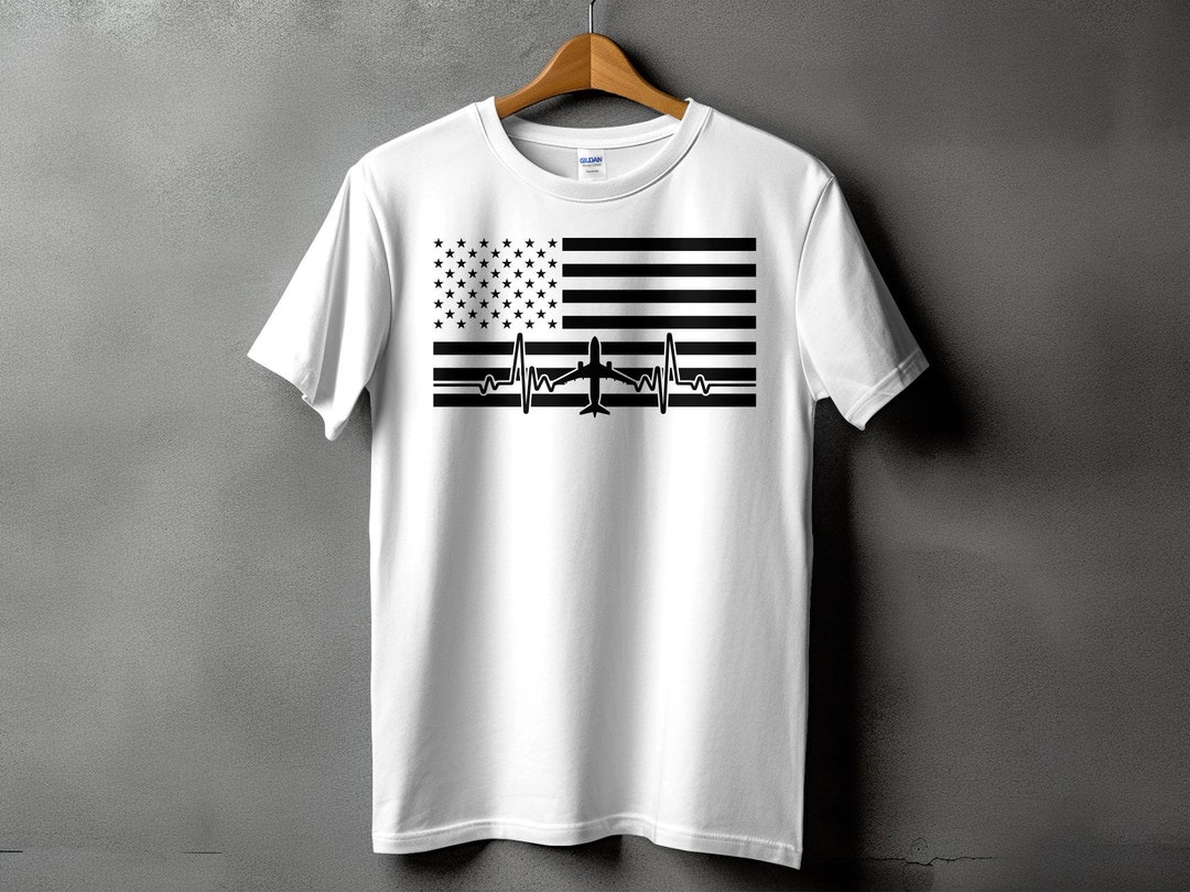 Airplane Svg Png, Flag Pilot Heartbeat Png, Pilot Svg Cricut Png ...