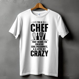 Chef Svg, Chef Png, I&#39;m A Chef Svg Cricut, Chef Sublimation Designs, Funny Cook Clipart,