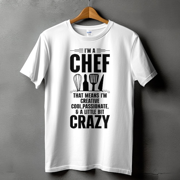 Chef Svg, Chef Png, I'm A Chef Svg Cricut, Chef Sublimation Designs, Funny Cook Clipart,