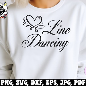Dance Svg Png, Dancer Svg, Line Dancing Svg Png, Dancing Lover Svg Cricut, Gift for Dancer Png Sublimation Designs