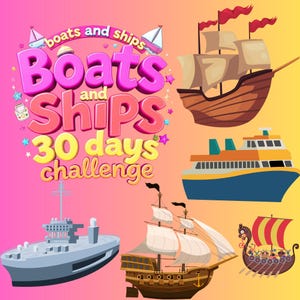 Boats and Ships Coloring Book – Sailboats, Pirate Ships & Ocean Adventures for Kids