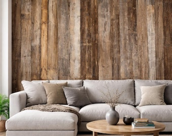 Reclaimed Wood Wall Panels – Rustic Accent Wall Cladding – Authentic Barn Wood Boards – Mountain Salvaged Timber – 1m2 Set – Natural Wall
