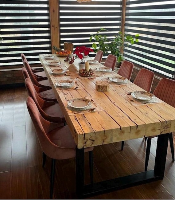 Repurposed Wood Metal Reclaimed Wood: A Redwood Corral Becomes A Table - Reclaimed Wood And Metal Rustic Dining Table