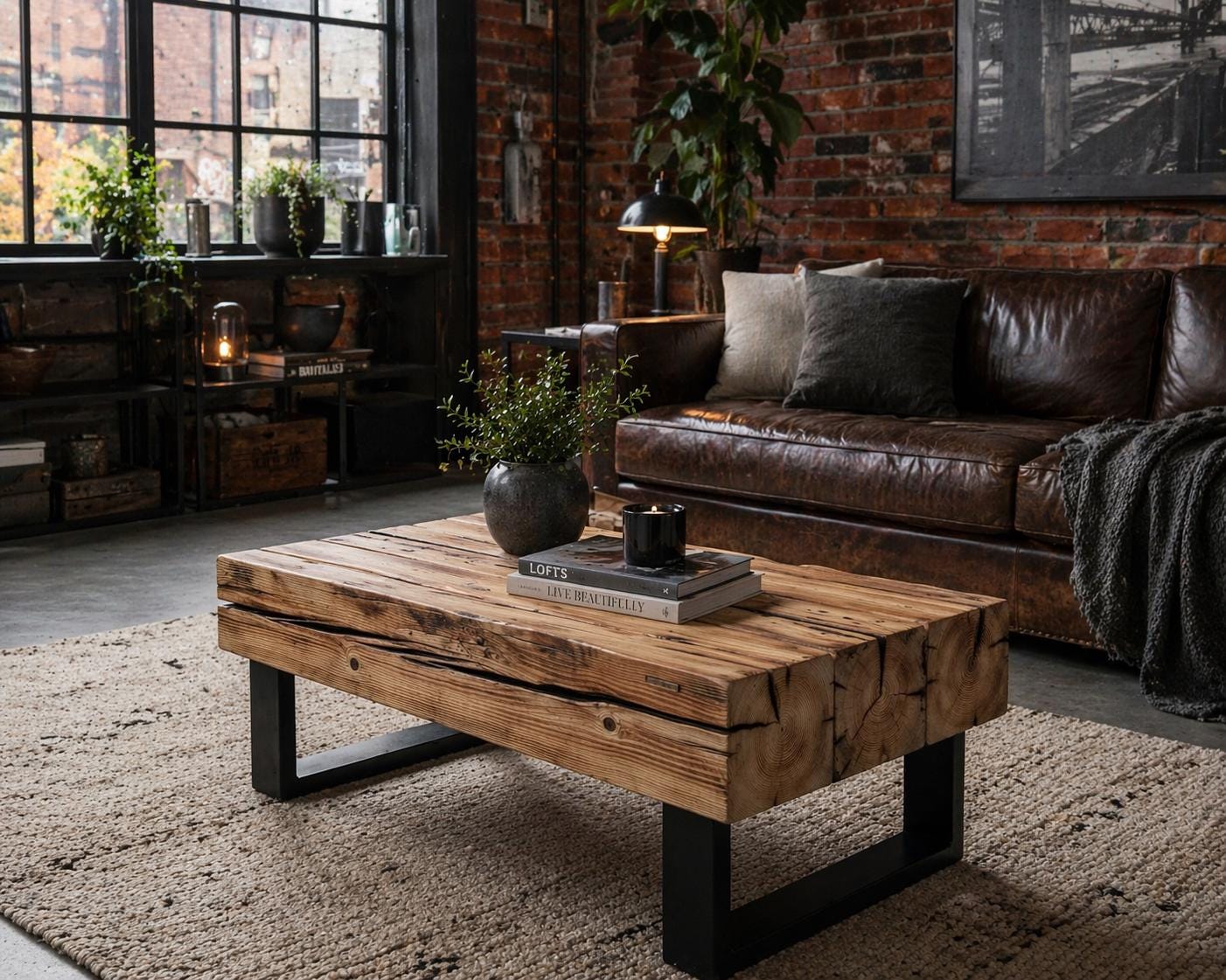 Tavolino Da Caffè In Legno Di Betulla E Faggio – Design Mid-Century, Fatto A Mano – 3 Dimensioni Per Soggiorno E Ufficio
