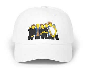 One Direction Cartoon Dad-pet, trendy hoed, 1D-merchandise