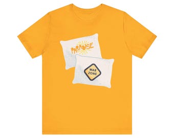 T-shirt met Zayn-print van Pillowtalk | Het is een paradijs en het is een oorlogsgebied