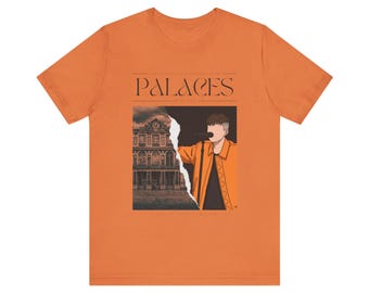 T-shirt met grafische paleizen | T-shirt Louis Tomlinson-paleizen