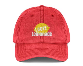 Vintage geborduurde Louis Lemonade-pet