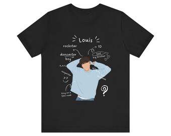 T-shirt met Louis Rockstar-print | Louis Tomlinson Rolling Stone UK-omslagafbeelding