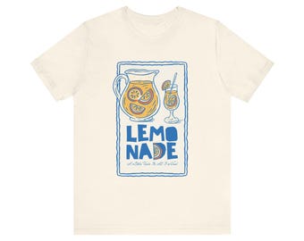 Retro limonade-T-shirt, vintage zomer-T-shirt, Louis Tomlinson Een beetje smaak is alles wat ik nodig heb