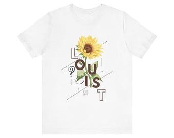 T-shirt zonnebloem, T-shirt Louis T, Louis Tomlinson, One Direction