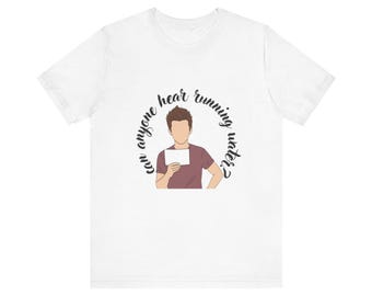 Kan iemand stromend water horen? T-shirt met print | Iconisch citaat van Louis Tomlinson, één richting grappig
