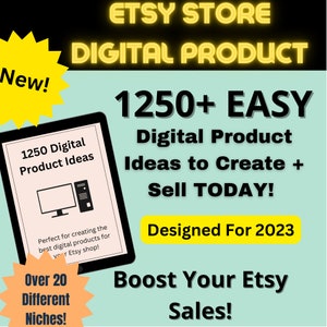 Etsy Digital Product Ideas For Passive Income Etsy Seller Etsy Digital Downloads Business Ideas Small Business Owners Entrepreneur Gift