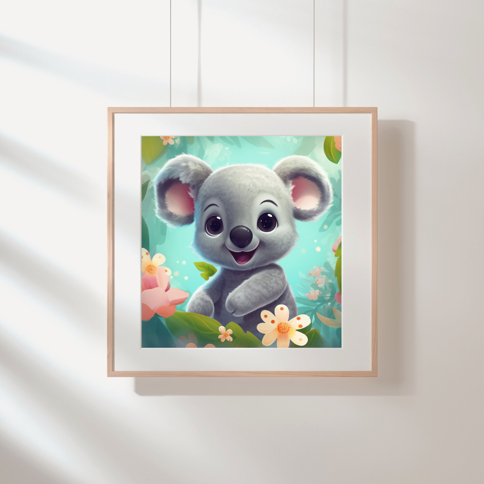 Baby Koala Clipart Clipart Bundle 10 High-quality Images Wall Art