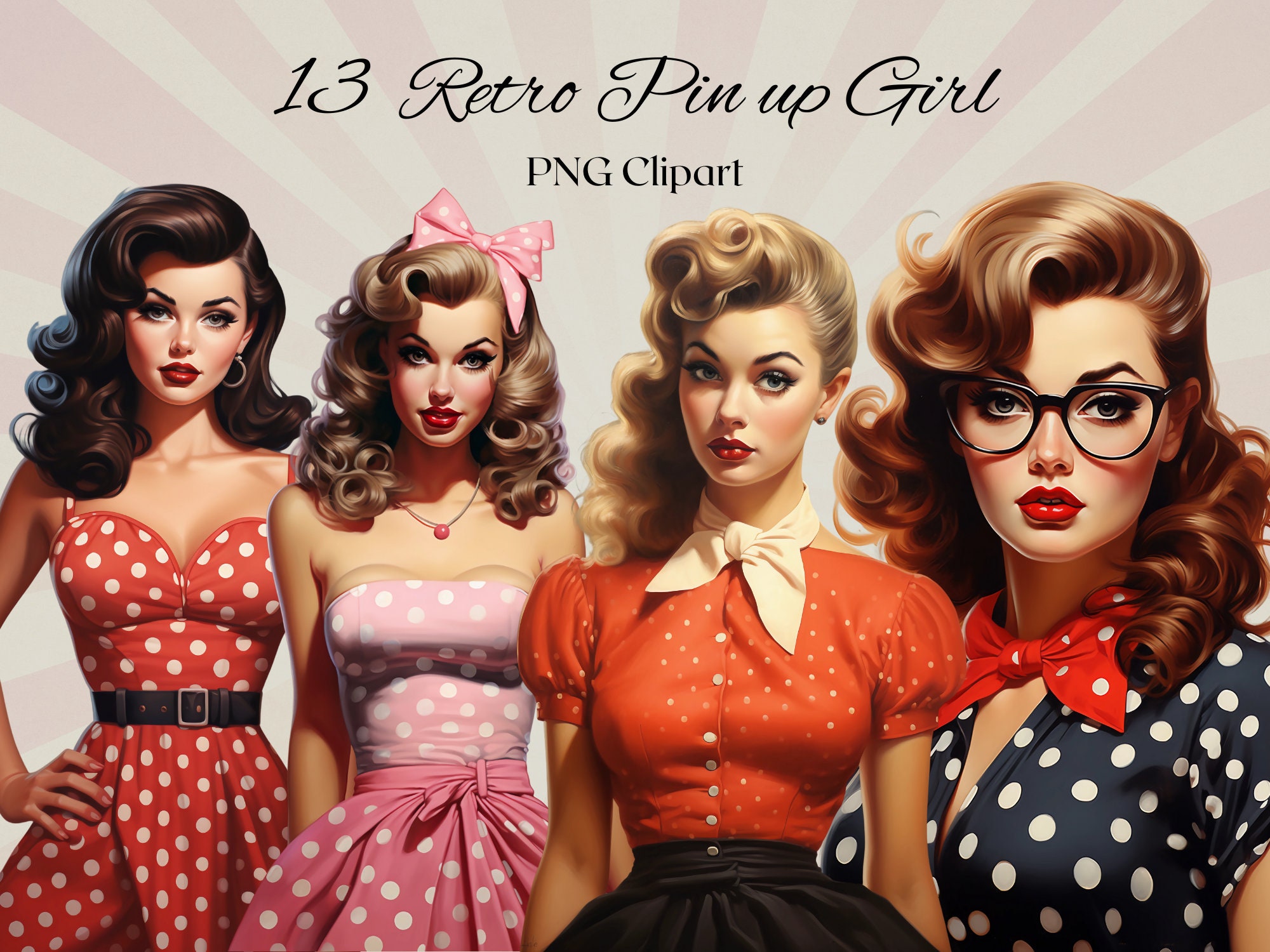 Pinup Girl Clip Art