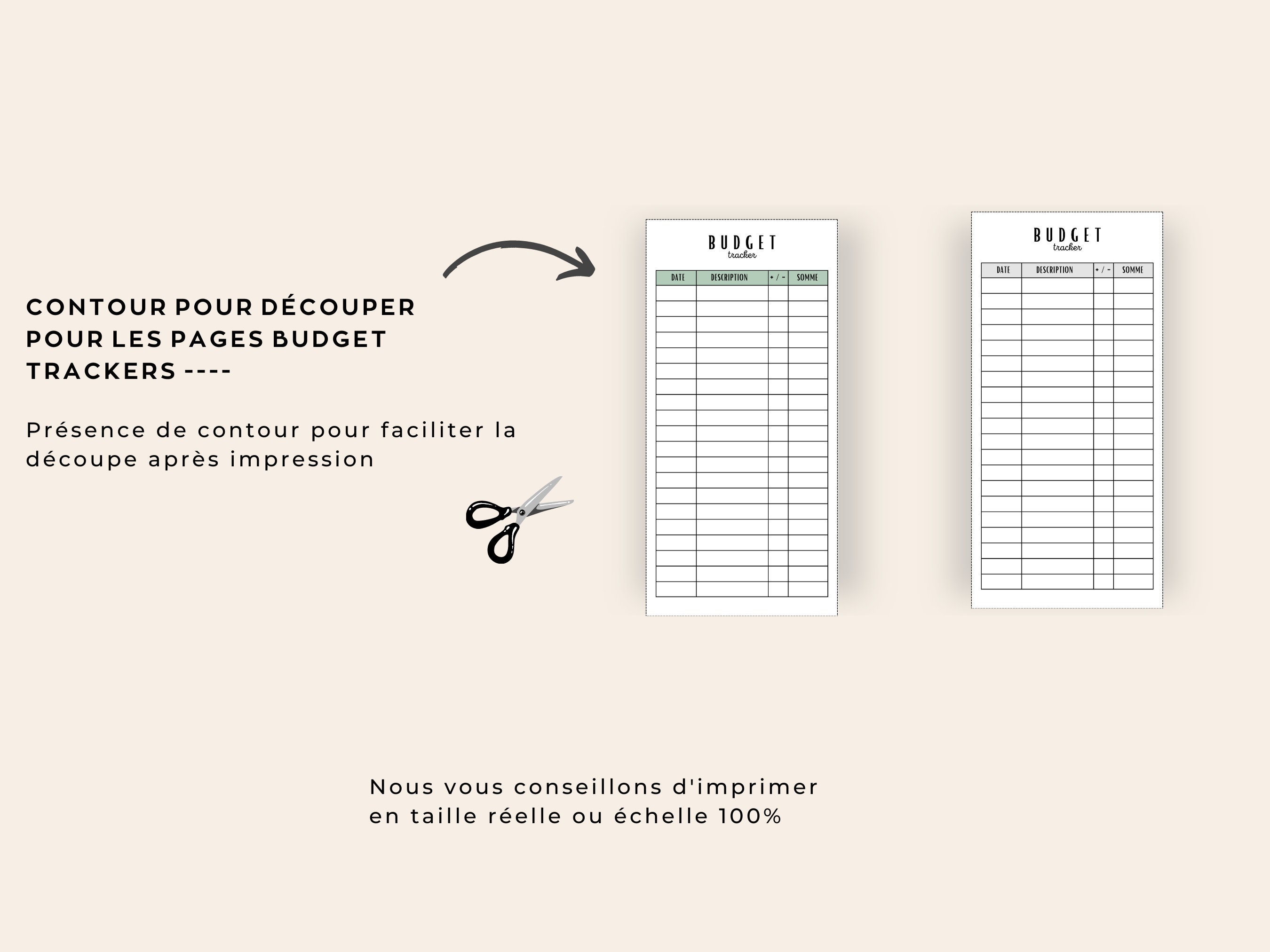 Pages de Garde Budget Planner Imprimables Organisateur - Etsy France