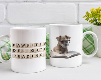 Koffiemok, keramiek 11oz met dierenprint en humoristische quote. Een heerlijk leesplezier, perfect cadeau voor haar of hem