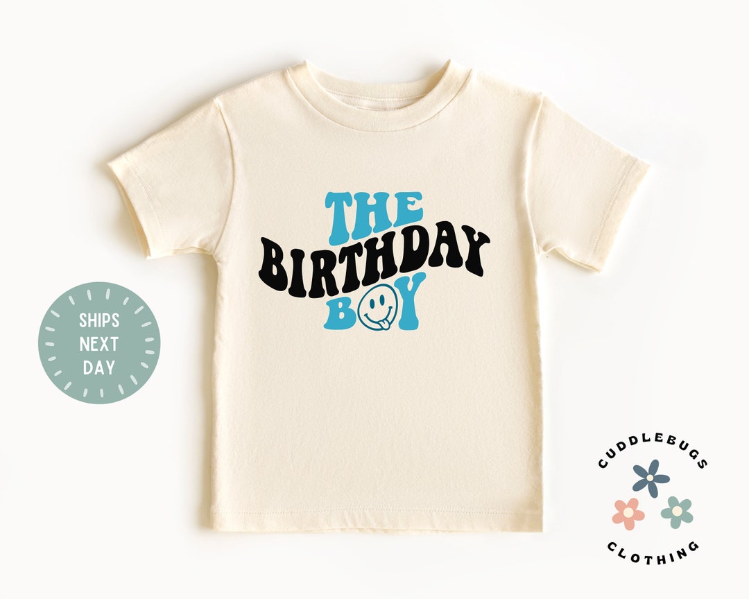 The Birthday Boy Toddler Shirt Retro Birthday Boy Tee Toddler Boy