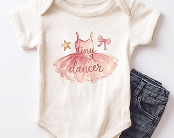 Tiny Dancer Baby ONESIE® - Cute Ballet Tutu Baby Girl Bodysuit