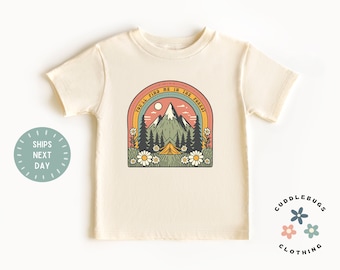 Adventure Kids Shirt - You'll Find Me In The Forest Toddler Tee - Outdoor Lover - Camping - Hiking - Mountains - Natural Kids Shirt