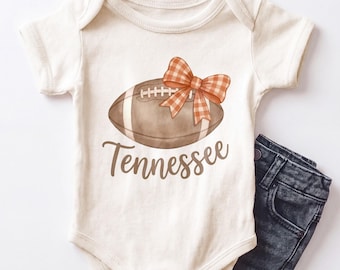 Tennessee Football Baby ONESIE® - Cute Coquette Bow Bodysuit