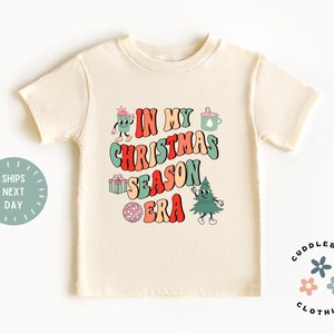 Christmas Kids Shirt - Retro Christmas Holiday Kids Shirt - Gift for Girl - Kids Christmas Gift - Cute Christmas Shirt - Girls Boys Kids