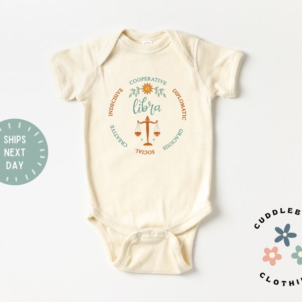 Libra Baby Onesies® Bodysuit - Astrology Zodiac - Horoscope Baby Gift - Libra Baby Gift - Moon Child - Witchy Mama - Baby Shower Gift