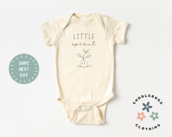 Little Sprout Newborn Baby ONESIE® - Vegetable Plant Bodysuit - Cute Natural Baby Shirt - Farmer Baby - Baby Shower Gift - Unisex Baby