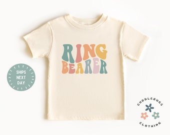 Ring Bearer Kids Shirt - Cute Ring Bearer Wedding Shirt - Ring Bearer Bridal Party Shirt - Ring Bearer Gift - Toddler Boy - Gift For Boy