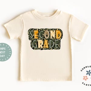 Second Grade School Shirt - Boys Back To School Shirt - First Day of School - School Gift - Gift For Boy - Cute Boys School Shirt