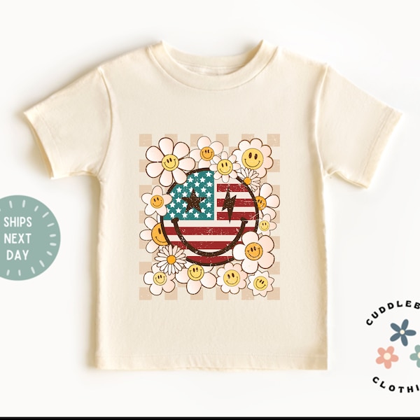 Toddler Flower Smiley Face Shirt Etsy