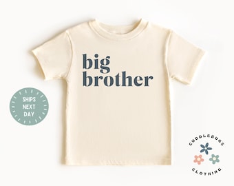 Big Brother Kids Shirt - Big Brother Tee - Sibling Kids Shirt - Matching Brothers - Pregnancy Reveal - Baby Announce - Big Brother Gift