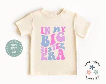Big Sister Shirt - Big Sister Tee - Pregnancy Reveal - Baby Announcement - Sister Gift - Gift For Sister - Sibling - Matching Sisters -