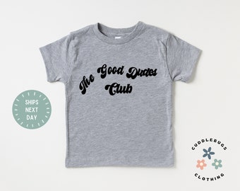 The Good Dudes Club Kids Shirt - Cute Good Dudes Kids Tee - Toddler Boy - Grandson - Gift for Boy - Birthday Boy - Natural Kids Top